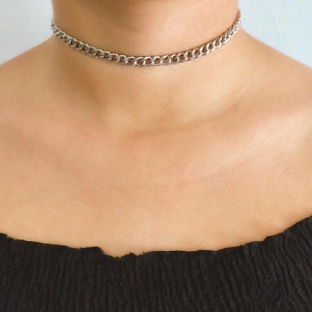 ✨✨ RESTOCK✨✨Sterling Silver Link Choker Necklace✨